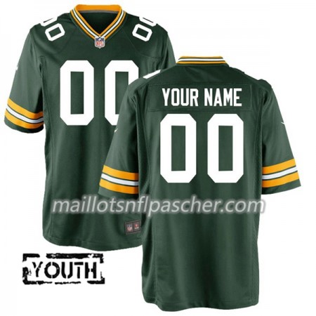 Maillot Green Bay Packers Custom Nike Vert - Enfant